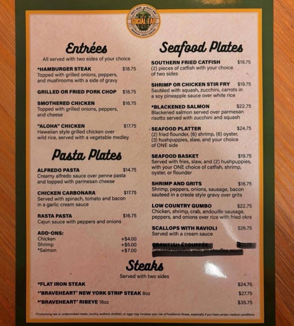 The Social Tap and Table